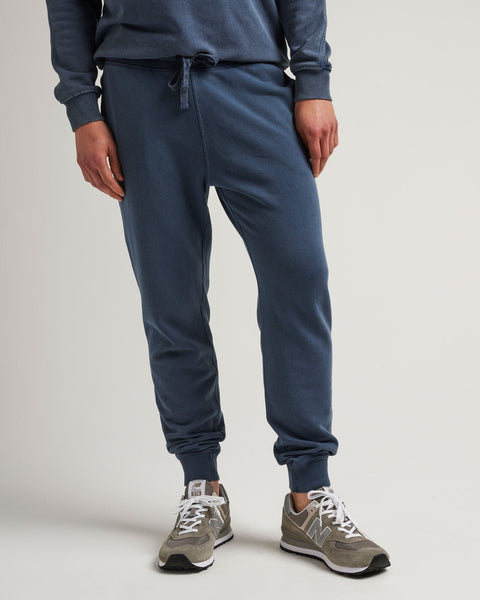 Mens Recycled Fleece Tapered Sweatpant - Recycled Fleece - Mineral Moonlit Ocean