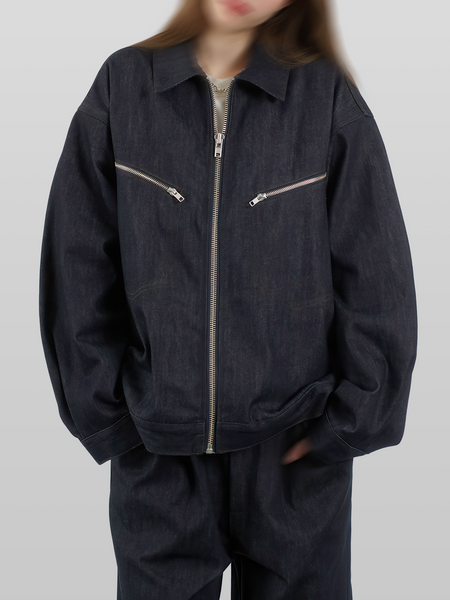 Denim Zip Jacket