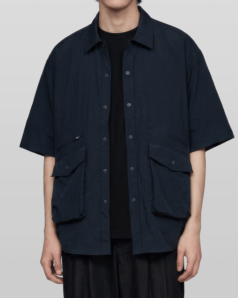 Nylon Utility Short Sleeve Shirt