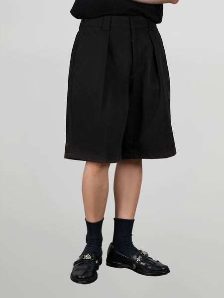 Pleated Wide Shorts
