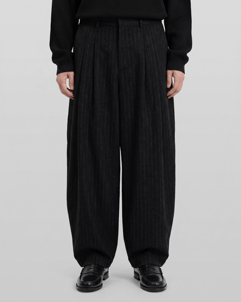 Striped Wide Balloon Pants